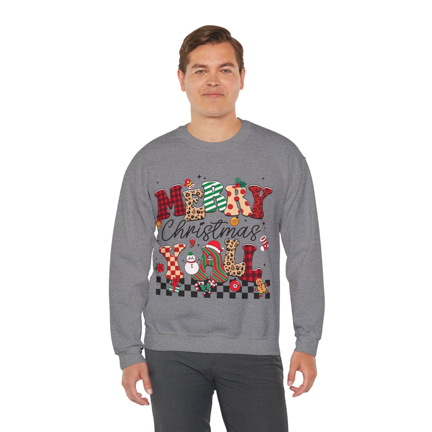 Merry Christmas  Unisex Heavy Blend™ Crewneck Sweatshirt