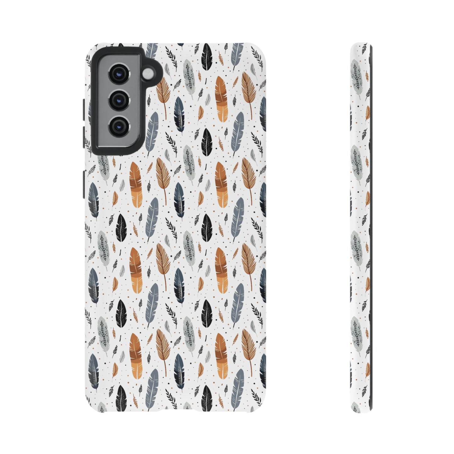 Whispering Feathers Samsung and Google Tough Cases