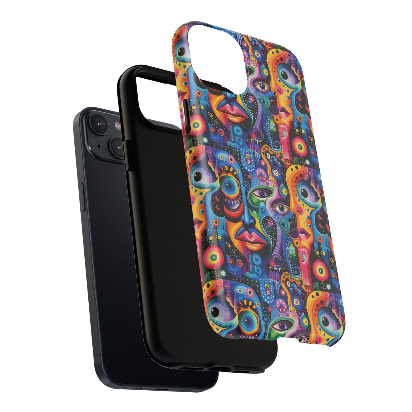Psychedelic Visions Tough iPhone Magnetic Case - Unique Art iPhone Cover