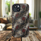 Elegant Floral Tough iPhone Magnetic Cases, iPhone Protection, Unique iPhone Covers, Stylish Mobile Accessories, Gift for Her
