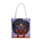 Afro Luxe Glow Tote Bag