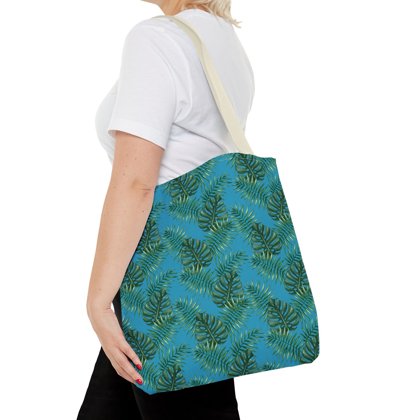 Turquoise Tropical Bliss Tote Bag