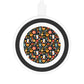 Whimsical Feline Garden Print Wireless Charging Pad - Eco-Friendly Tech Accessory