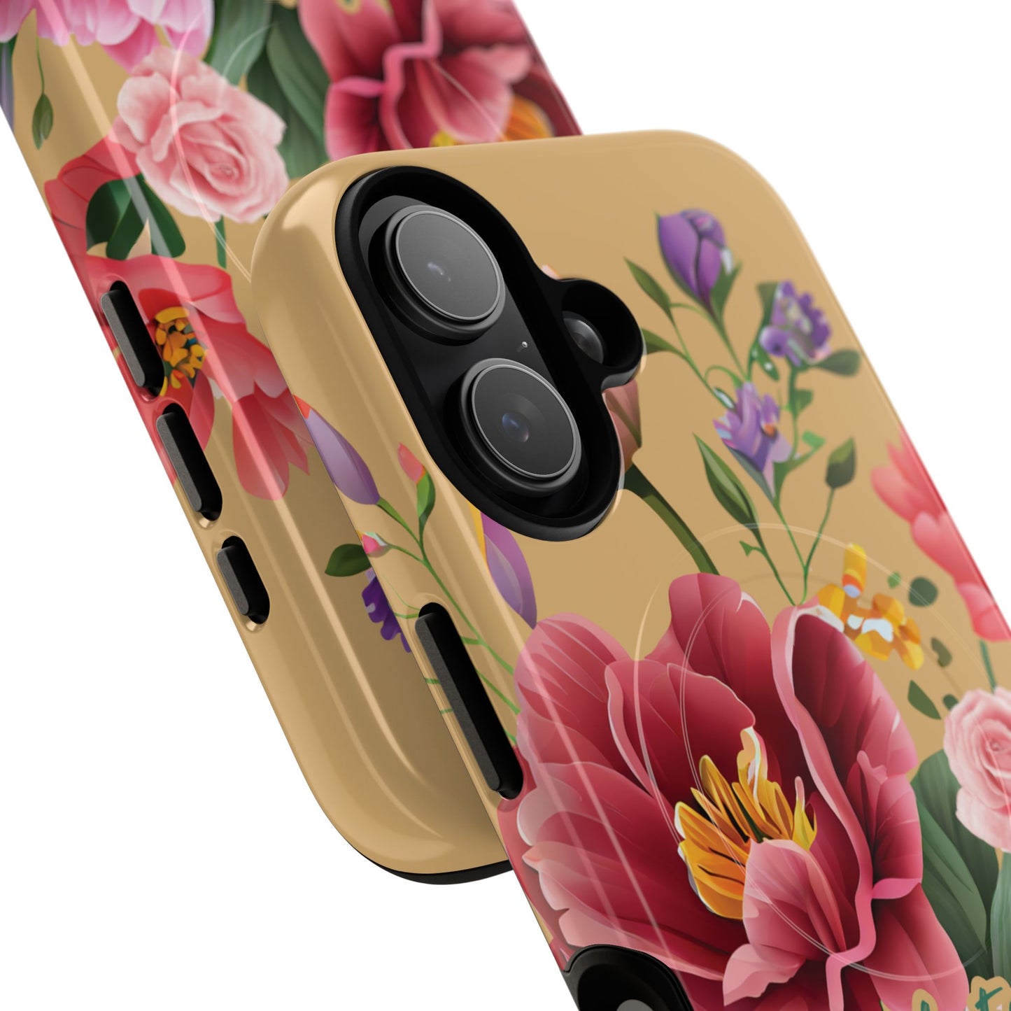 Let your Light Shine Matthew 5:16, Inspirational Gift, Tough iPhone Magnetic Case Scripture, Floral Bible Verse, MagSafe® iPhone® Tough Case, iPhone 14, iPhone 15, iPhone 16, Pro, Pro Max, Plus.