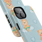 Cute Bear Magnetic iPhone Case, Kid-Friendly iPhone Cover, Stylish Cell Accessory, Gift for Kids, Durable Design for Any Occasion