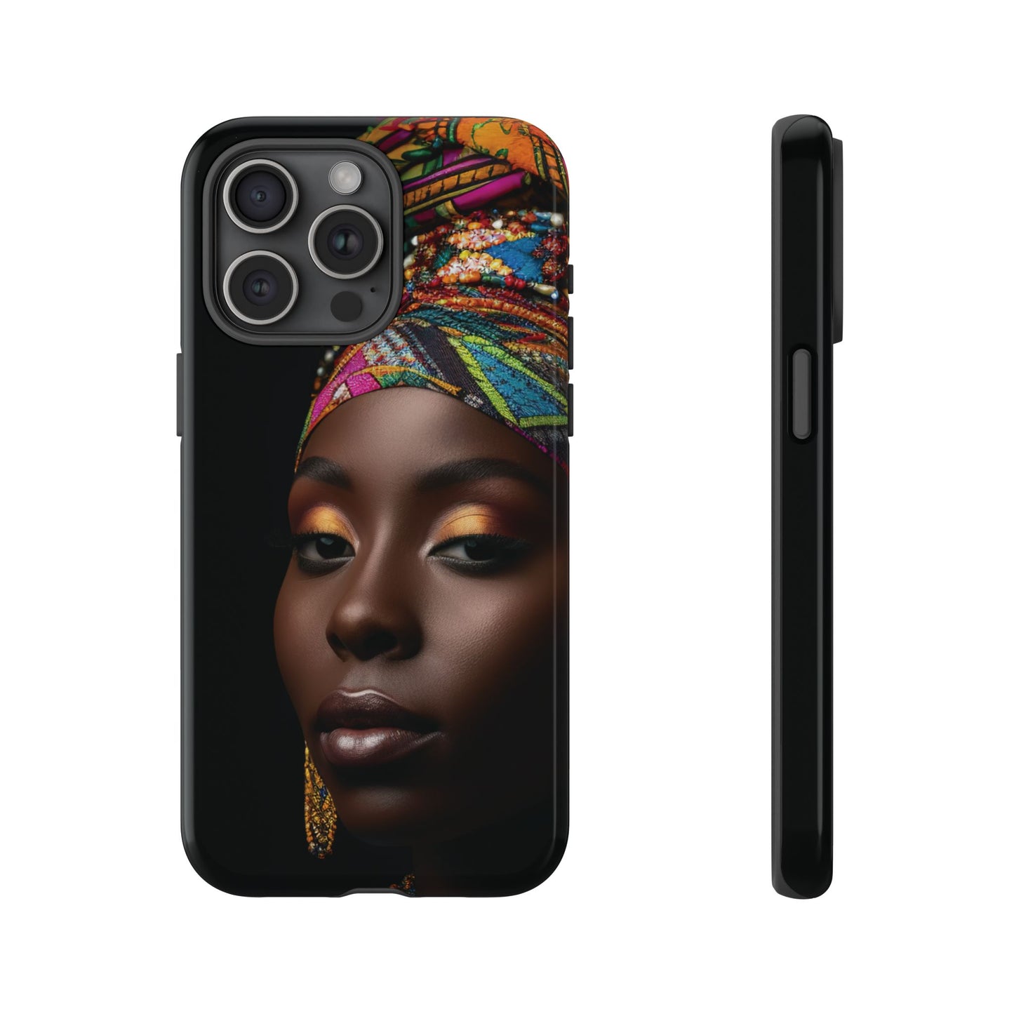 Regal Reflections: African Majesty Tough Google Pixel, iPhone and Samsung Cases.