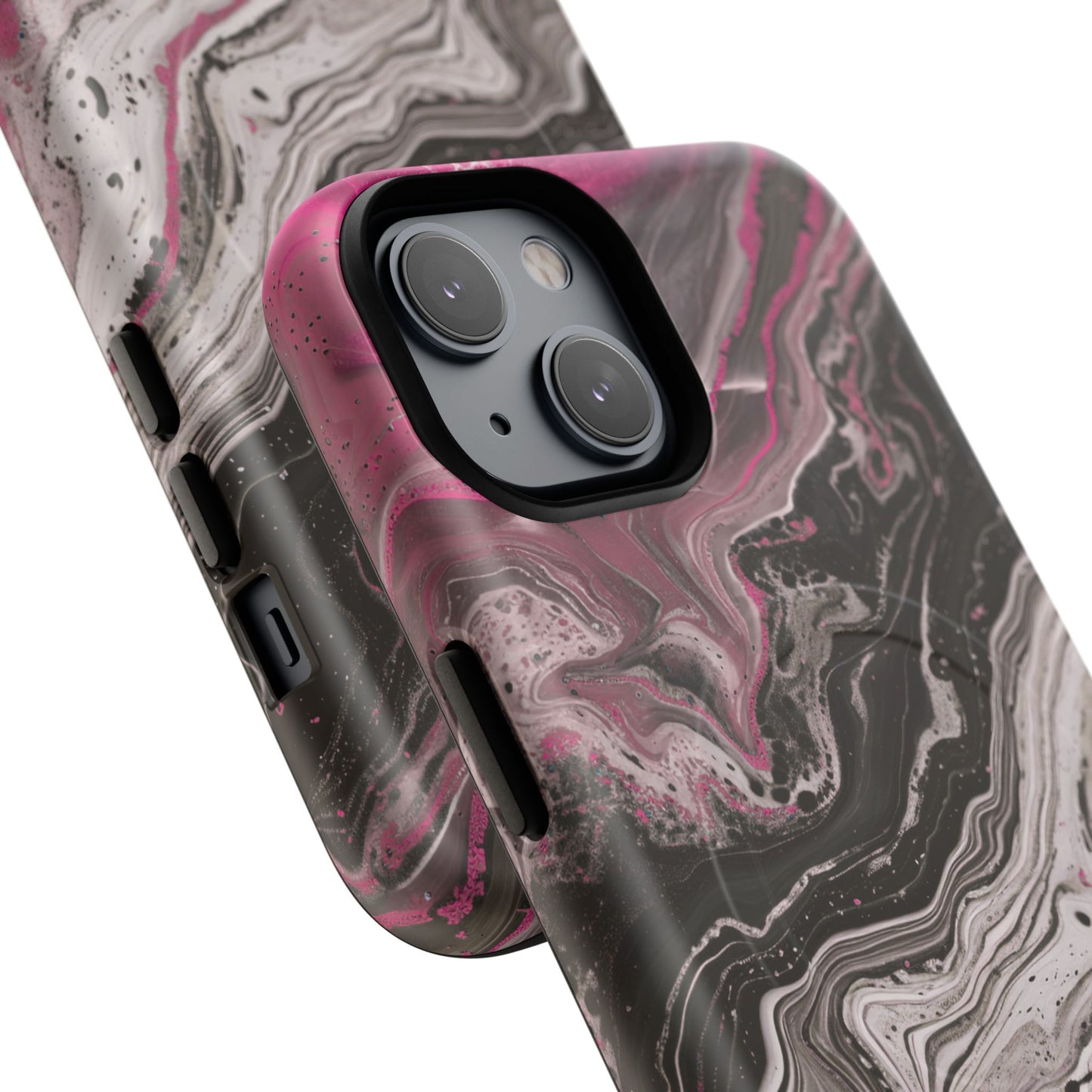 Stylish Magnetic iPhone Cases for Tough Protection, Trendy iPhone Covers, Gift for Teens, Modern Tech Accessories, Marble iPhone Design Cases
