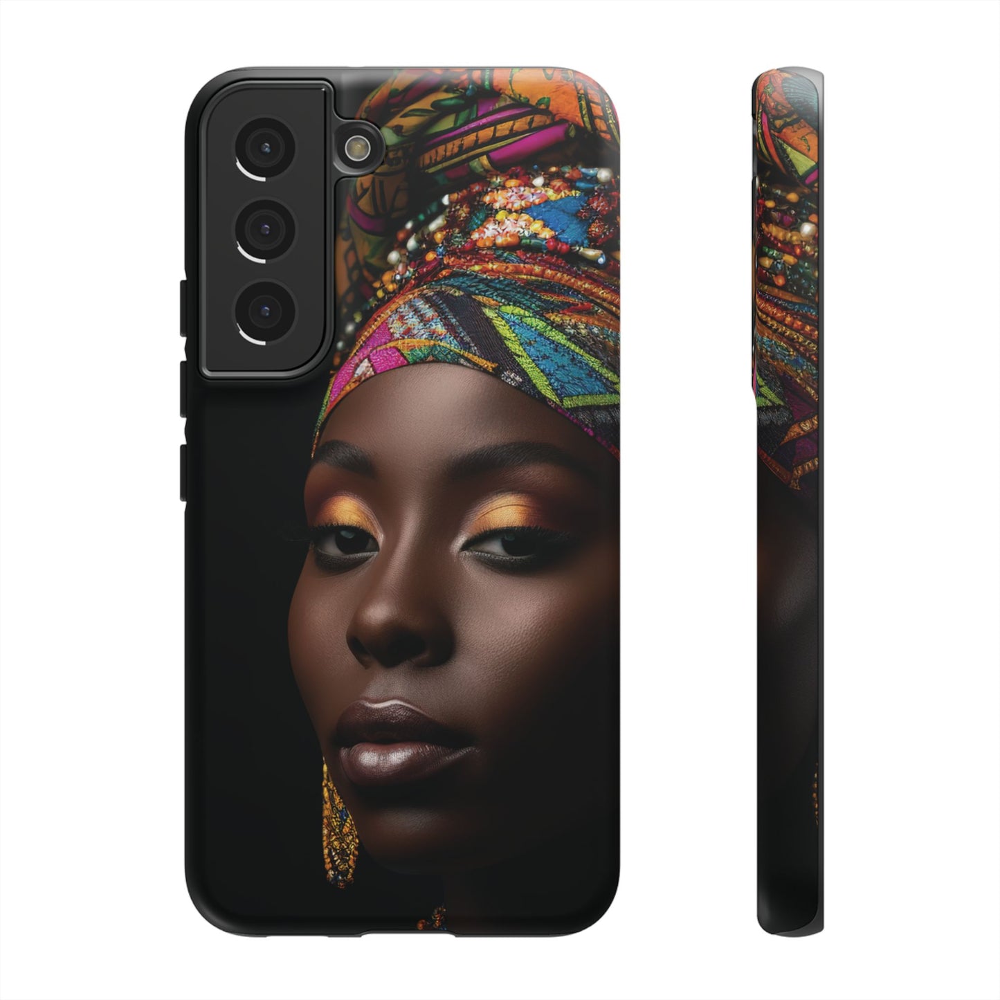 Regal Reflections: African Majesty Tough Google Pixel, iPhone and Samsung Cases.