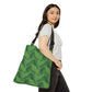 Green Tropical Bliss Adjustable Tote Bag (AOP)