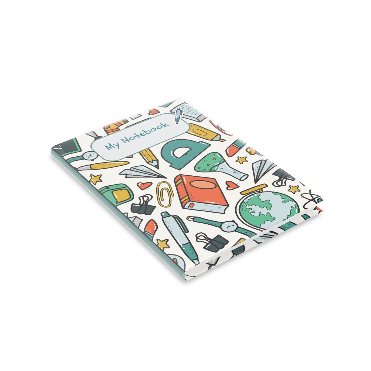 Emerald School Doodles Hardcover Notebook with Puffy Covers (PY)