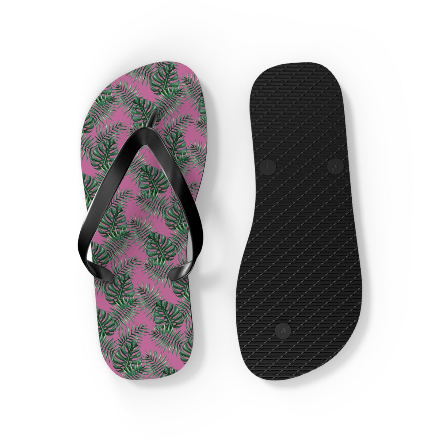 Pink Tropical Bliss Flip Flops