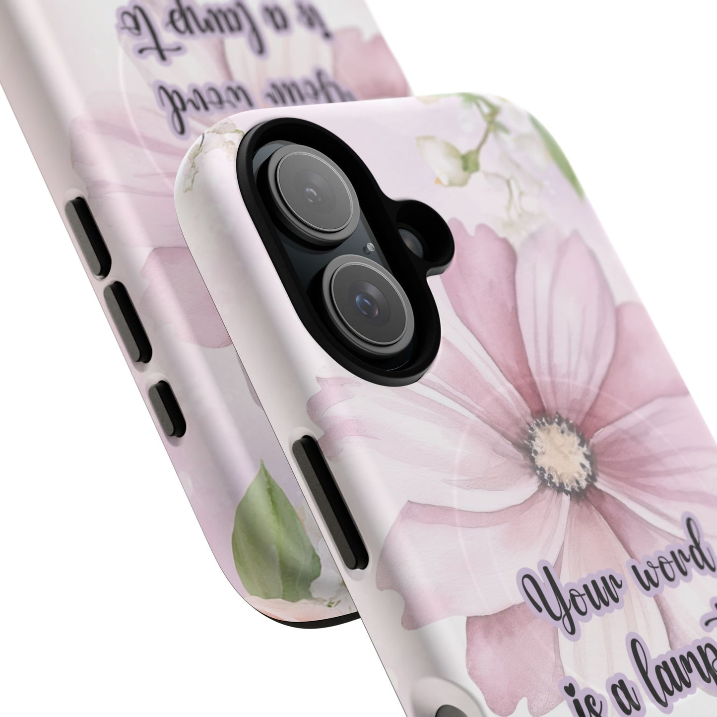 Your Word is a Lamp to My Feet Psalm 119:105 | Inspirational Gift, Tough iPhone Magnetic Case | Scripture, Bible Verse, MagSafe® iPhone® Tough Case, iPhone 14, iPhone 15, iPhone 16, Pro, Pro Max, Plus