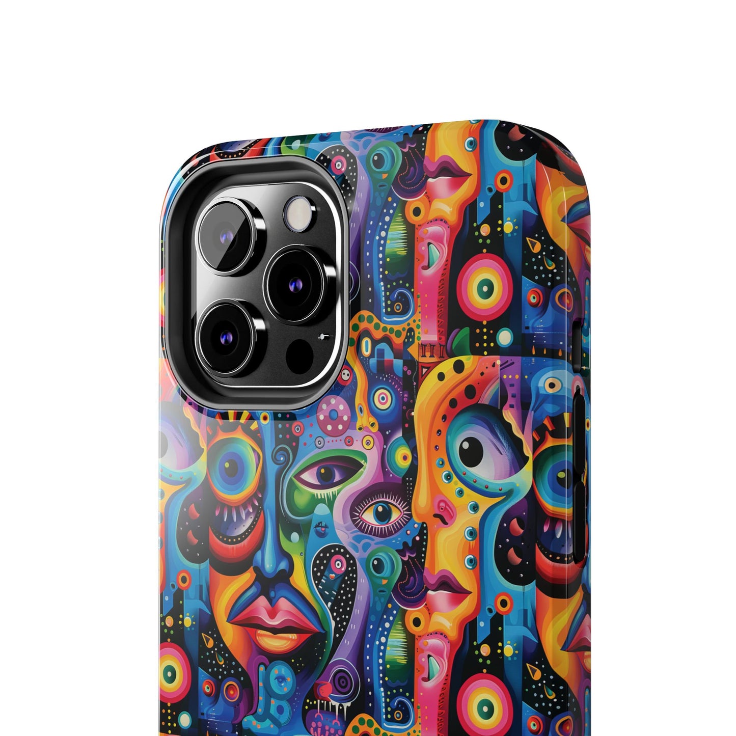 Psychedelic Visions Vibrant Art iPhone and Samsung Phone Case - Stylish Tough Case for Artists & Creatives.