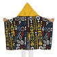 Geometric Harmony Snuggle Youth Hooded Towel