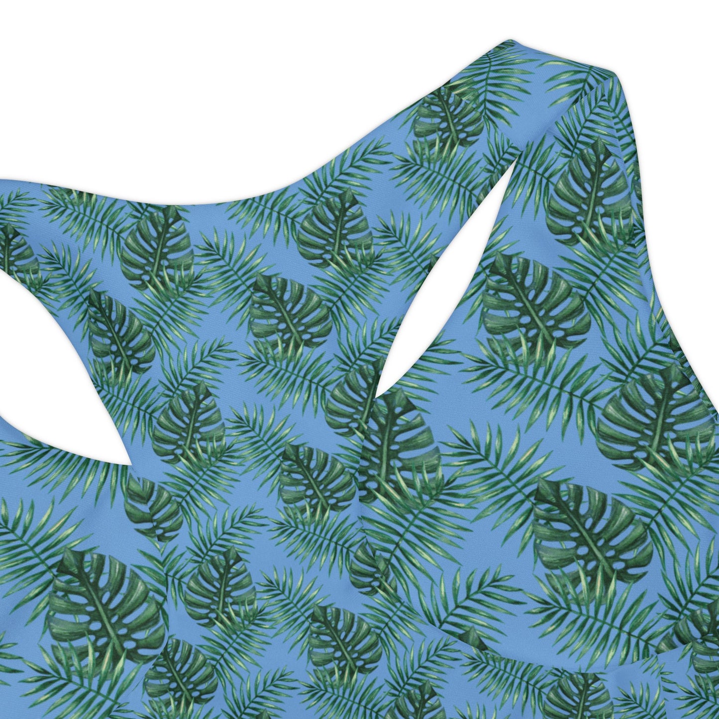 Blue Tropical Bliss Girls Two Piece Swimsuit (AOP)- (PY)