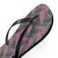 Pink Tropical Bliss Flip Flops