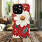 Floral Fusion Tough Magnetic Phone Case | Flower Design, Durable Protective Cover, Gift for Her, Spring Style, Unique Phone Accessory.