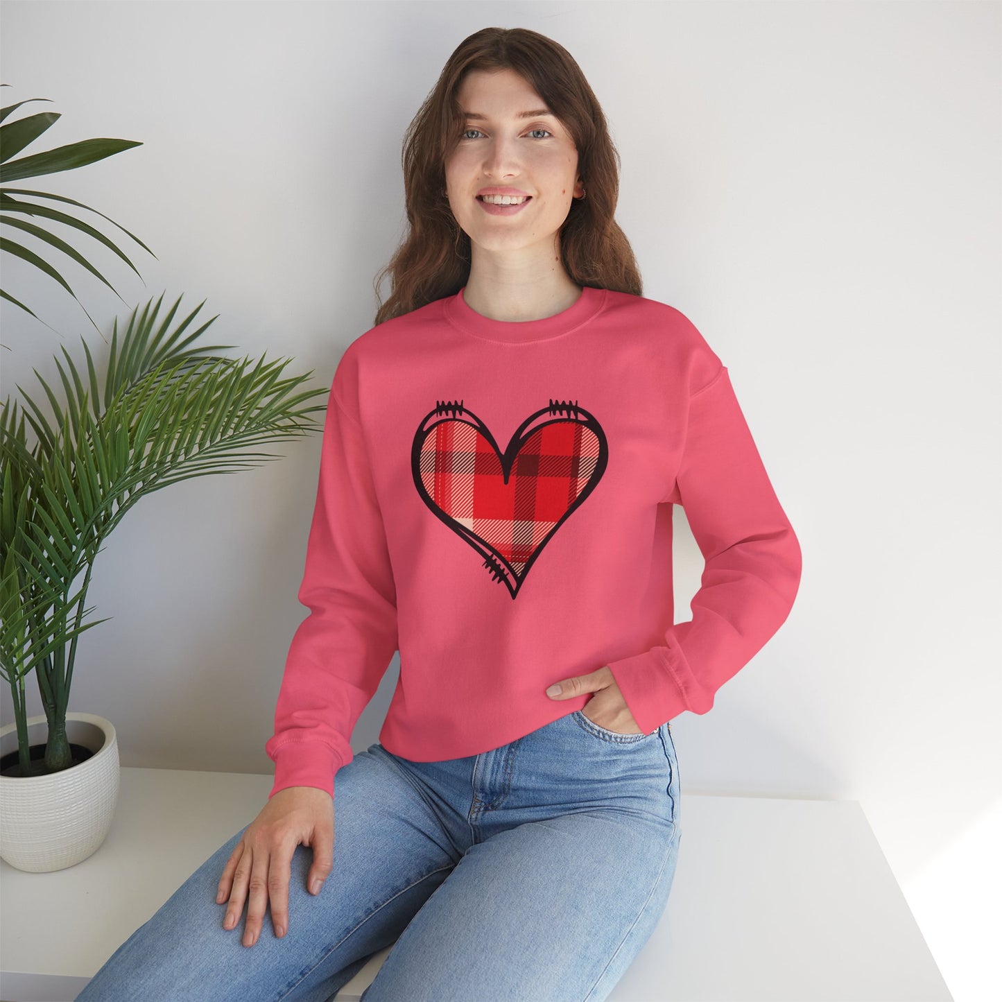 LOVE Always Unisex Heavy Gildan Blend™ Crewneck Sweatshirt.