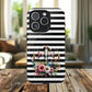 Striped in His Glory iPhone Case, Tough Magnetic Phone Protector, MagSafe iPhone Cover, Durable Case for Everyday Use, Gift for Nature Lovers, Vibrant Design.