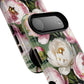Floral Peonies Tough Magnetic Phone Cases, Durable Floral Phone Cover, Chic Flower Case, Stylish Phone Protector, Gift for Her