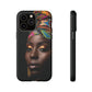 Regal Reflections: African Majesty Tough Google Pixel, iPhone and Samsung Cases.