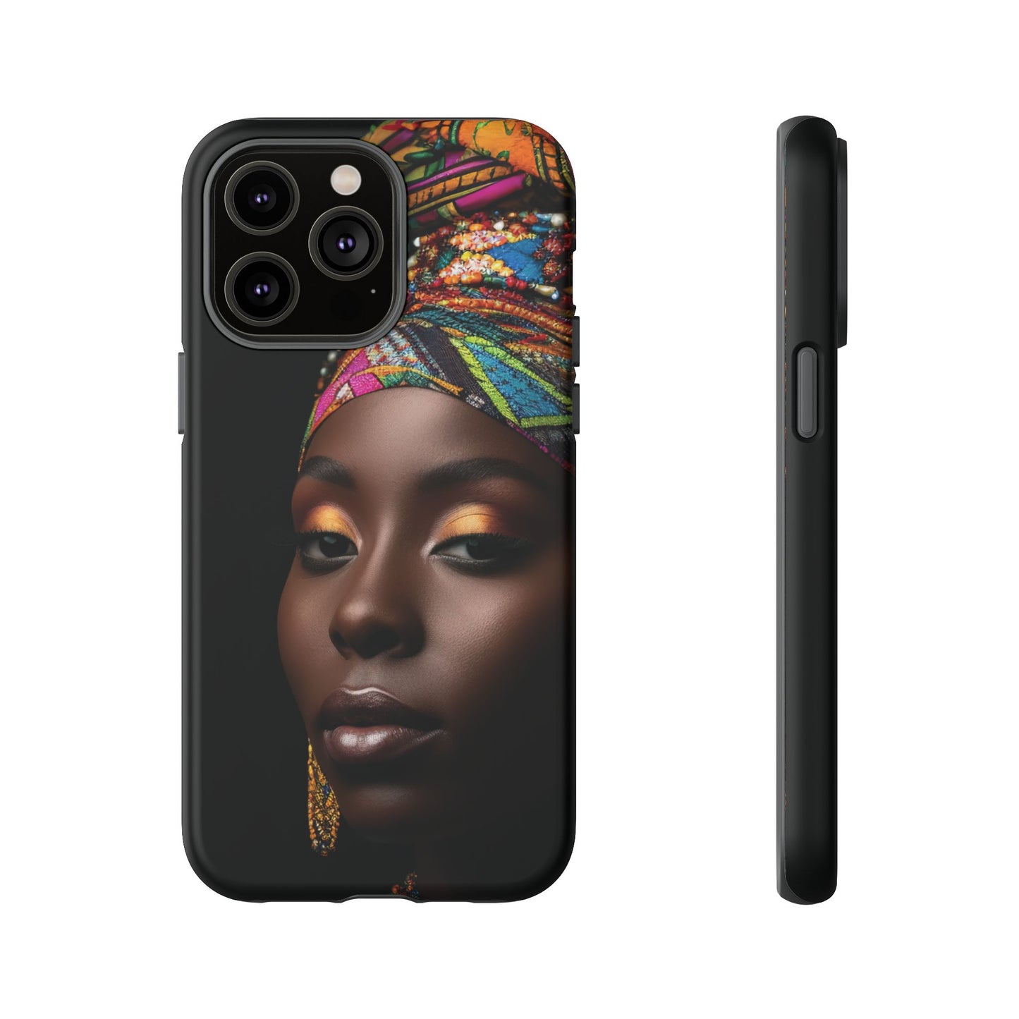 Regal Reflections: African Majesty Tough Google Pixel, iPhone and Samsung Cases.