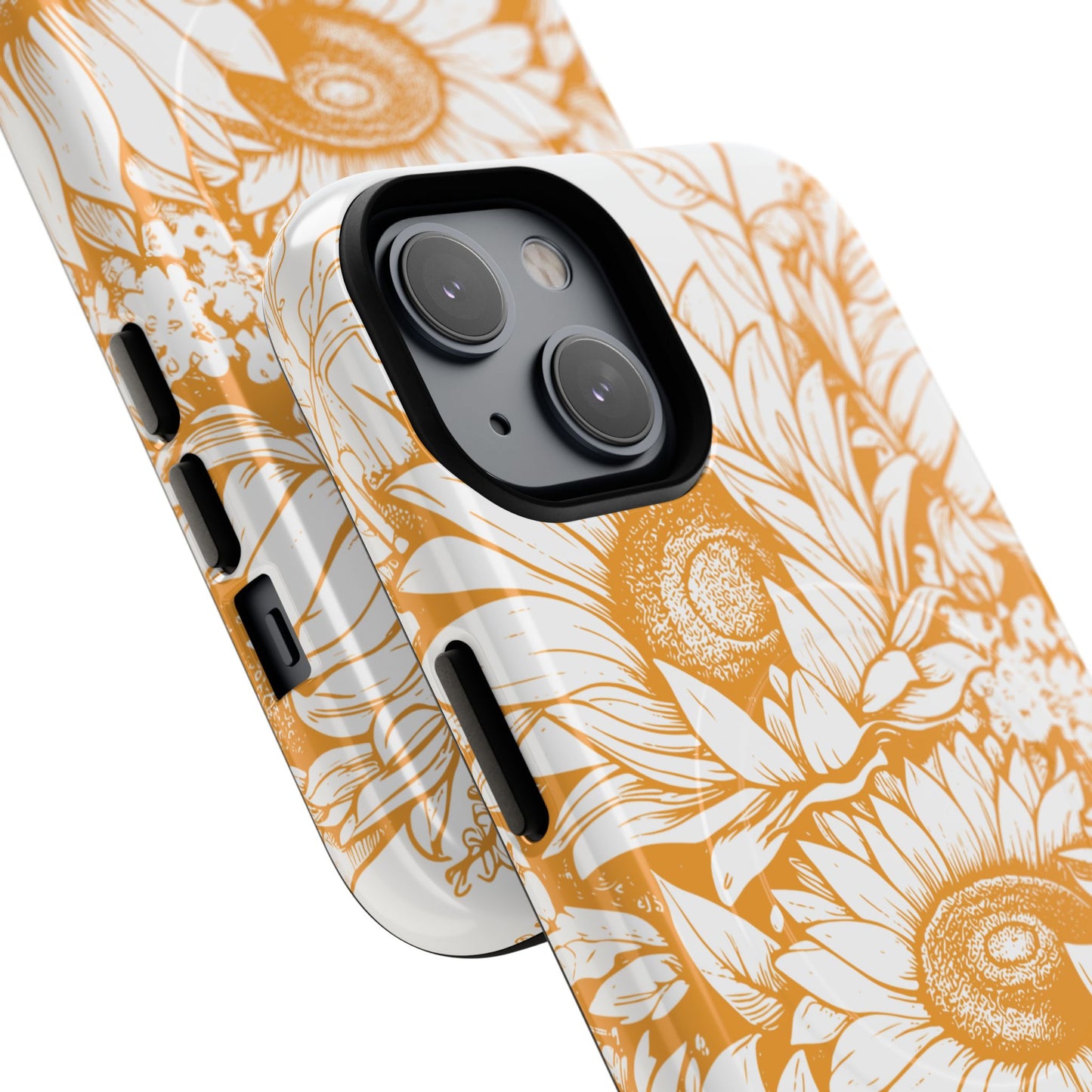 Loved John 3:16, Inspirational Gift, Tough iPhone Magnetic Case Scripture, Sunflower Bible Verse, MagSafe® iPhone® Tough Case, iPhone 14, iPhone 15, iPhone 16, Pro, Pro Max, Plus