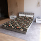 Blossom Elegance: Noir Garden Comfort Duvet Cover''