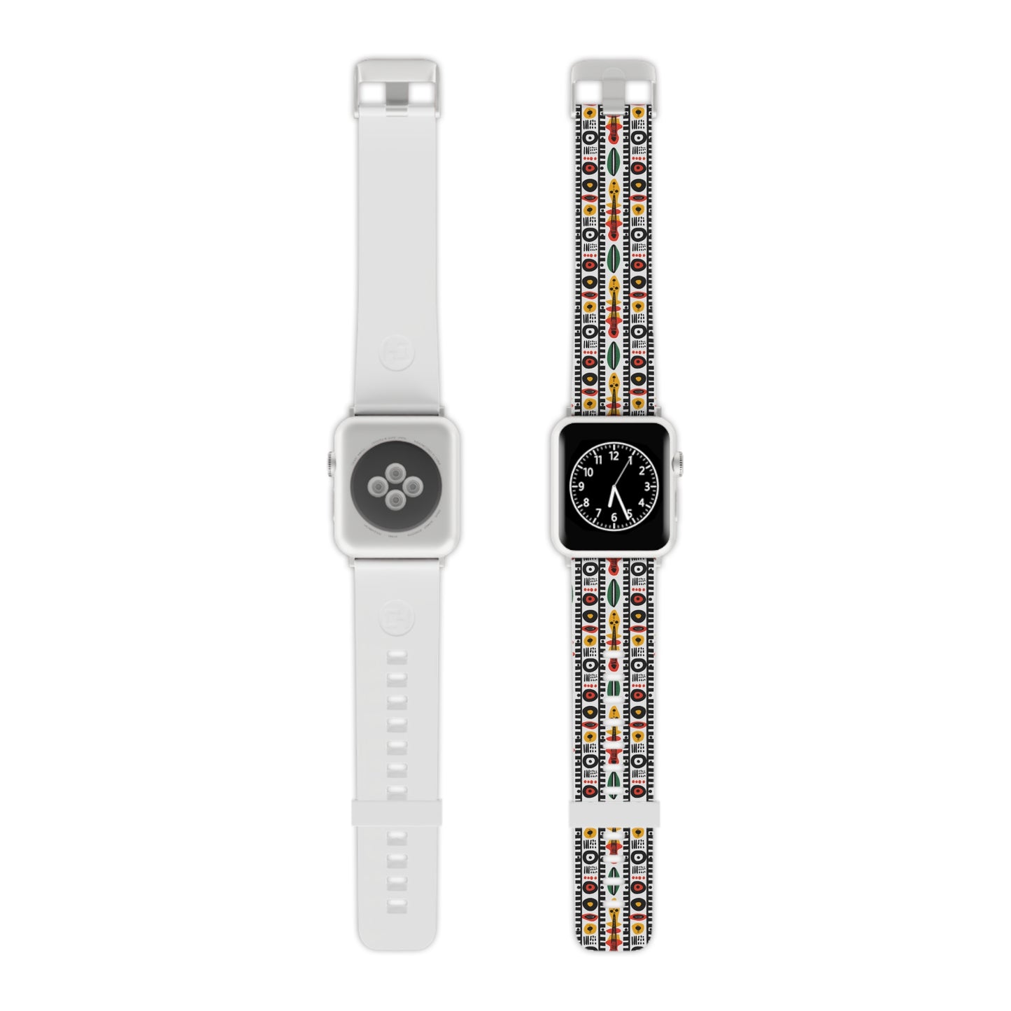 Afrobeat Harmony Colorful Geometric Apple Watch Band - Stylish & Unique Design