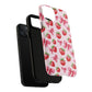 Strawberry Blush Coquette Magnetic Tough iPhone Cases - Funky Fruit Cases, Floral iPhone Cover, Trendy Gifts, iPhone Accessories, Strawberry Lover