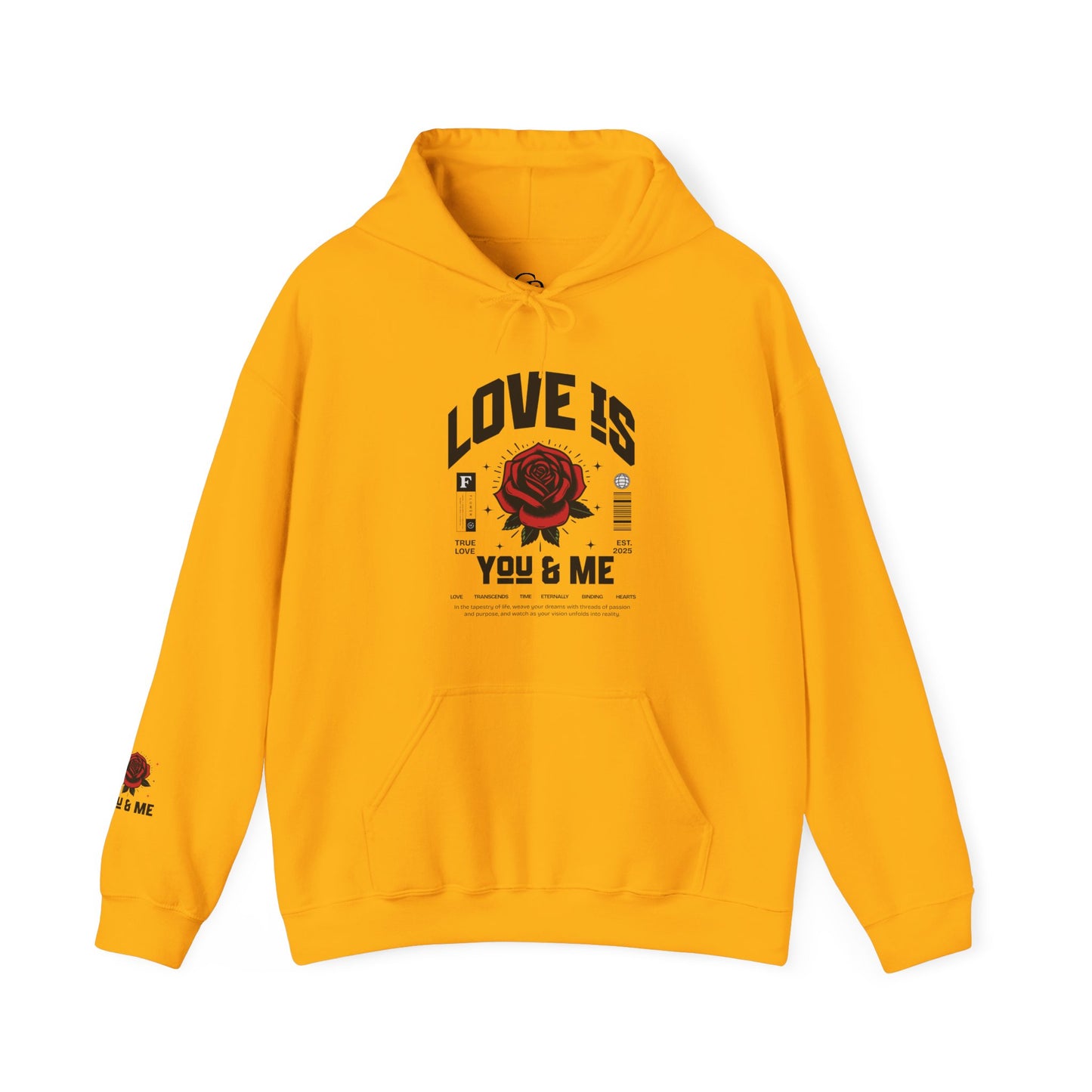 You and Me Unisex Gildan Hoodie Sweatshirt