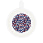 Patriotic Wave Wireless Charging Pad | USA Star Design.
