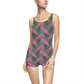 Pink Tropical Bliss Women's Vintage Swimsuit (AOP)