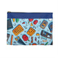 Blue Academic Adventures Accessory Pouch