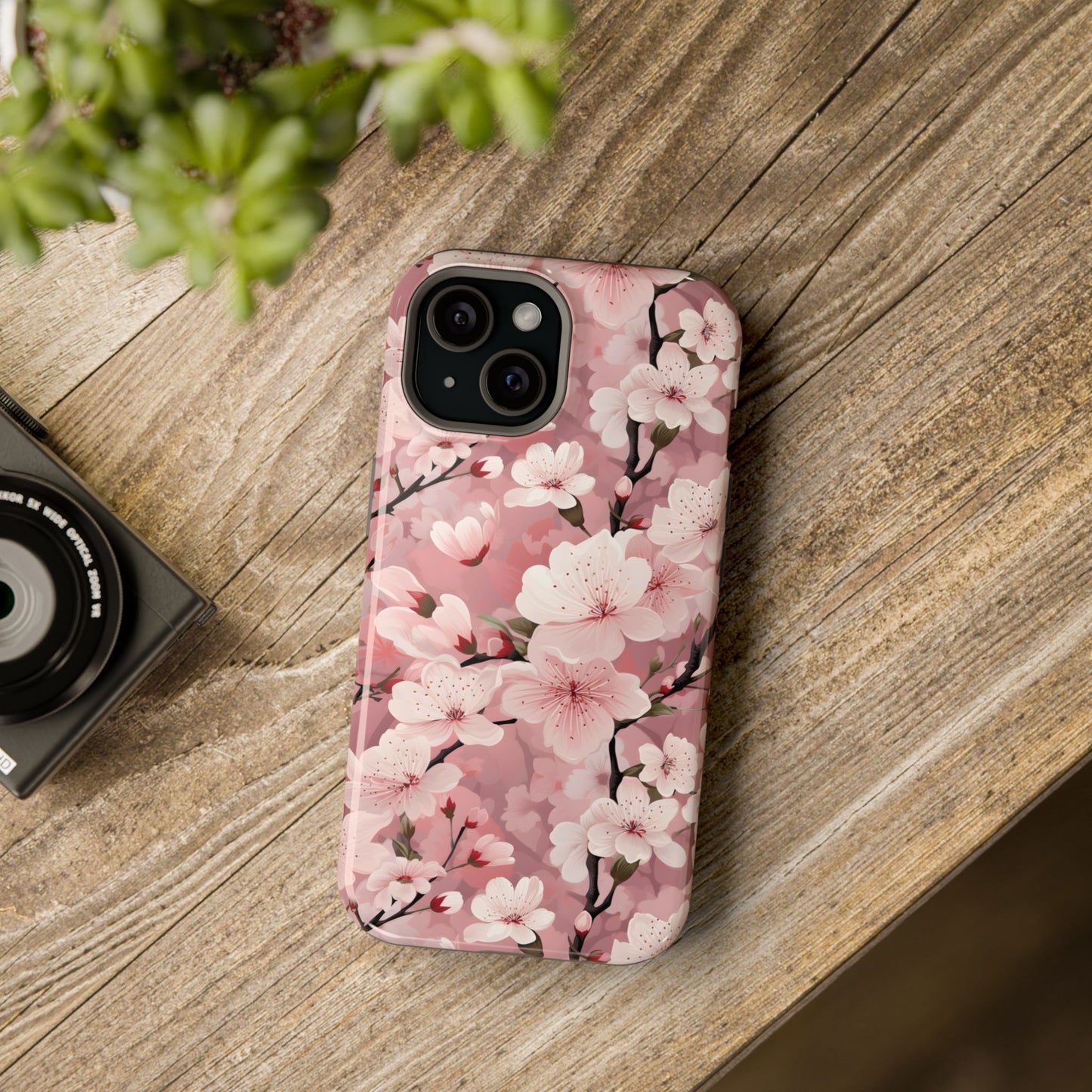 Cherry Blossom Magnetic Tough iPhone Cases