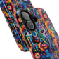Psychedelic Visions Vibrant Art iPhone and Samsung Phone Case - Stylish Tough Case for Artists & Creatives.