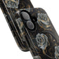 Midnight Bloom Tough iPhone Magnetic Cases,  iPhone 14, iPhone 15, iPhone 16, Pro, Pro Max, Plus MagSafe Case, Protective Tech Accessories, Gift for Her, Floral Design