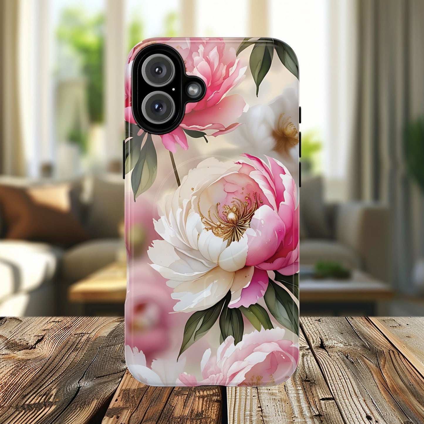 Blooming Petals Tough Magnetic Phone Cases, Elegant Phone Cover, Durable Case for Flower Lovers, Phone Accessories