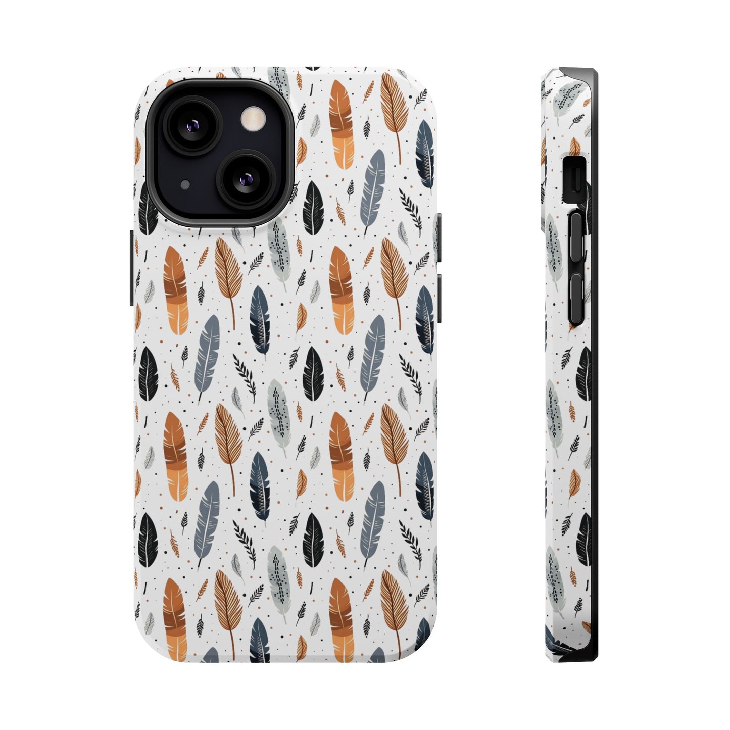 Whispering Feathers Magnetic Tough iPhone Cases