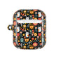 Whimsical Feline Garden AirPod Cases (AOP) - Fun & Colorful Accessories for Pet Lovers.