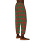 Green Men's Pajama Pants (AOP)