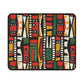 Tribal Harmony Colorful Non-Slip Gaming Mouse Pad - Vibrant Geometric Design for Gamers & Creatives