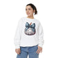 Polka Dot Pumpkin Charm Unisex Garment-Dyed Sweatshirt