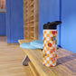 Personalized Orange Chalkboard Chic Inspired Stainless Steel Water Bottle for Kids, School Supplies, Eco-Friendly Drinkware, Back to School, Teacher Gifts