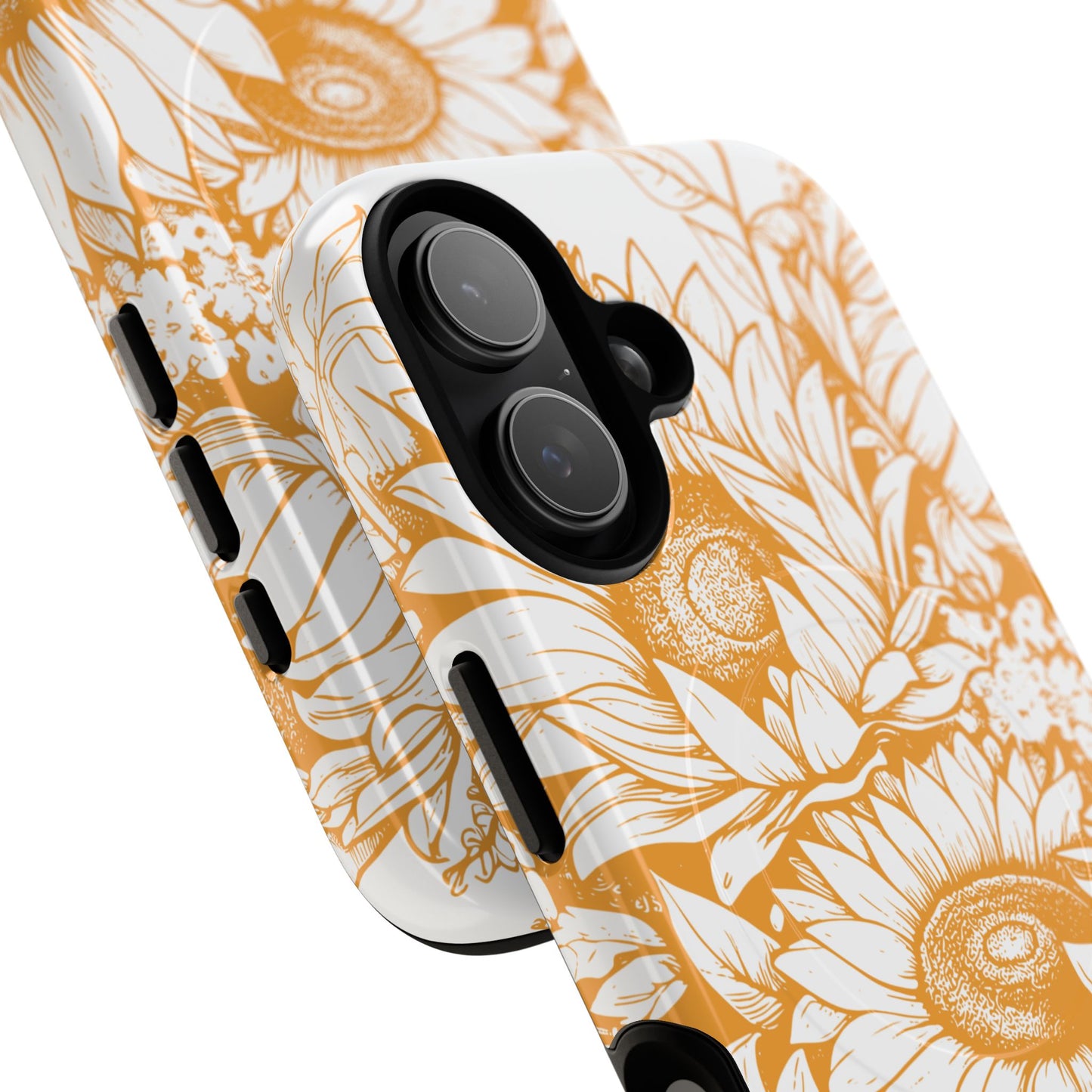 Loved John 3:16, Inspirational Gift, Tough iPhone Magnetic Case Scripture, Sunflower Bible Verse, MagSafe® iPhone® Tough Case, iPhone 14, iPhone 15, iPhone 16, Pro, Pro Max, Plus