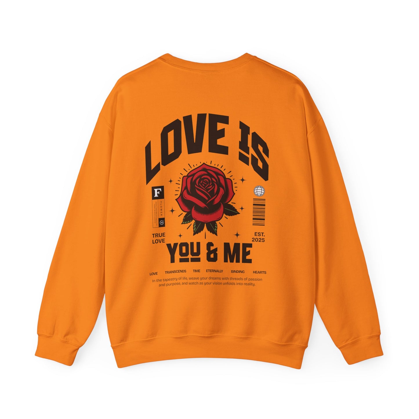 You and Me Valentines Unisex Heavy Blend™ Crewneck Sweatshirt.