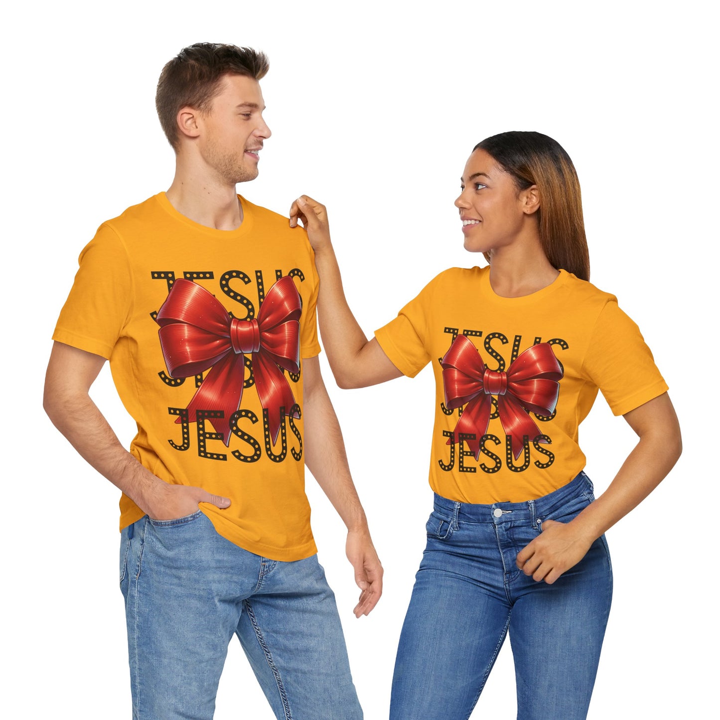 JESUS Unisex Jersey Bella Canvas Short Sleeve Tee.