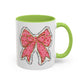 Affirmation Bow Accent Coffee Mug (11oz).