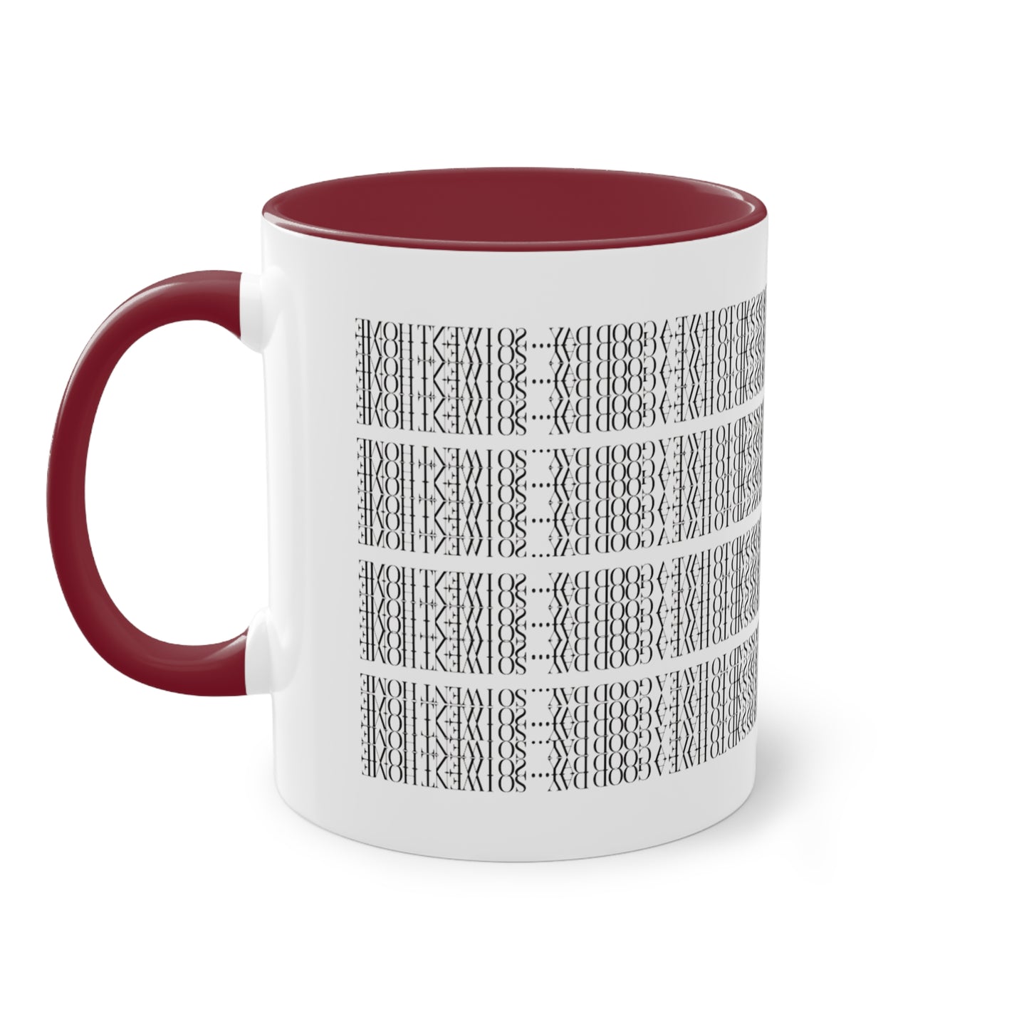 Two Tone Funny Hidden Message Mug - “My Boss said to have a good day… so I went home.”- Viral Optical Illusion Mug - Secret Sarcastic Work Message - Dishwasher Safe, Unique Gifts for Coffee Lovers, Home & Office Decor, Holiday Present.