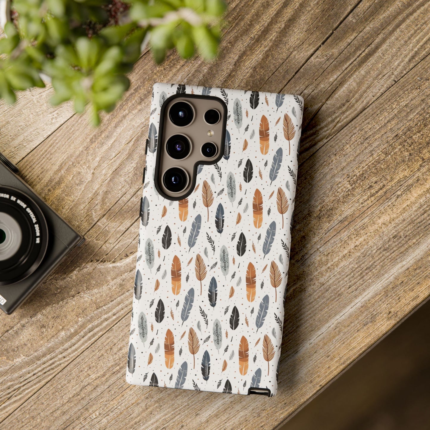 Whispering Feathers iPhone, Samsung and Google Tough Cases